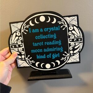 Decorative Sign with Whimsical Quote